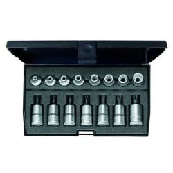 Schraubendreher-Satz 3/8" - 15-teilig - Innen-Außen-TORX 3 Schraubendreher-Satz 3/8" - 15-teilig - Innen-Außen-TORX
