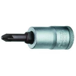 Schraubendrehereinsatz - Antrieb 3/8" - Kreuzschlitz PZ - Spitzenlänge 23 Bis 27 Mm 3 Schraubendrehereinsatz - Antrieb 3/8" - Kreuzschlitz PZ - Spitzenlänge 23 Bis 27 Mm