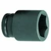 Kraftschrauber-Einsatz - Antrieb 1.1/2 Zoll - 6-kant - Lange Form - SW 41 Bis 120 Mm