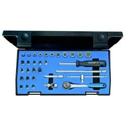 Steckschlüssel-Satz - 32-teilig - 1/4″ Sechskant-Antrieb 3 Steckschlüssel-Satz - 32-teilig - 1/4″ Sechskant-Antrieb