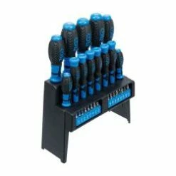 Schraubendreher-Satz - Mit Bits-Sortiment - 29-teilig - Im Kunststoffständer - 2-Komponenten-Griff