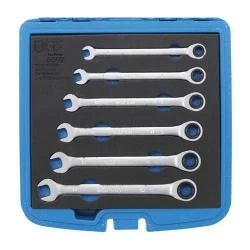 Ratschenring-Maulschlüssel-Satz - 6-teilig - Chrom-Vanadium-Stahl - SW 8 Bis 13 Mm 3 Ratschenring-Maulschlüssel-Satz - 6-teilig - Chrom-Vanadium-Stahl - SW 8 Bis 13 Mm