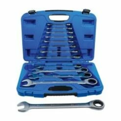 Ratschenring-Maulschlüssel-Satz - 13-teilig - Chrom-Vanadium-Stahl - SW 8 Bis 32 Mm