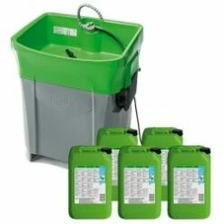 GT COMPACT - Pinselwaschtisch - Start-Up-Paket Inklusive 5 X 20 Liter L EVO Universalreiniger Mit Mikroorganismen