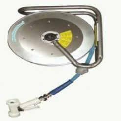 Hygiene 893 Schlauchaufroller Set - Edelstahl - 10 M