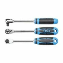 Umschaltknarre - Feinverzahnt - Gerade Ausführung - Extra Slim - Außenvierkant 6,3 Mm (1/4") Bis 12,5 Mm (1/2")