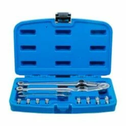 Stirnlochschlüssel-Satz - Verstellbar - Ø 2,5 Bis 9 Mm - Länge 245 Mm - Max. Spannweite 102 Mm - Im Kunststoffkoffer