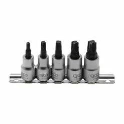 Bit-Einsatz-Satz - Antrieb Innenvierkant 10 Mm (3/8") - 4-kant Profil (für MTS-Mortorq) MTS0 - MTS04 - 5-teilig