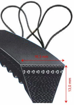 Schmalkeilriemen SPB 16,3 X 13 - DIN 7753/1