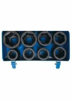 Kraft-Steckschlüssel-Einsätze - 6-kant - Tief - 27 Bis 50 Mm - 1" Antrieb