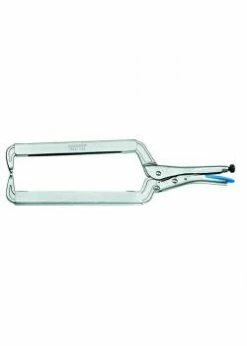 Profil-Schweiß-Gripzange - Große Spanntiefe - Vernickelt - Auslösehebel Tauchisoliert