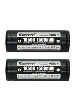 Akku-Set 18500 Li-Ion - Box Mit 2 Stück 3 Akku-Set 18500 Li-Ion - Box Mit 2 Stück