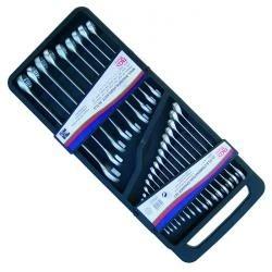 Maulringschlüssel-Satz - CV-Stahl - 6 Bis 32mm - 25-tlg - Im Displaykoffer 3 Maulringschlüssel-Satz - CV-Stahl - 6 Bis 32mm - 25-tlg - Im Displaykoffer