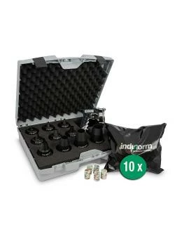 Starter-Set Ptcsystem® - PTC-Pistole - 10 Schlauchmundstücke & 10 Standard-Projektile Nach Wahl - Im Koffer 3 Starter-Set Ptcsystem® - PTC-Pistole - 10 Schlauchmundstücke & 10 Standard-Projektile Nach Wahl - Im Koffer