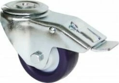 Lenkrolle - Elastik-Polyurethanrad - Rad-Ø 80 Bis 200 Mm - Bauhöhe 100 Bis 235 Mm - Tragkraft 130 Bis 400 Kg