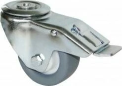 Lenkrolle - Rückenloch - Thermoplastrad - Rad-Ø 80 Bis 200 Mm - Bauhöhe 100 Bis 235 Mm - Tragkraft 120 Bis 350 Kg