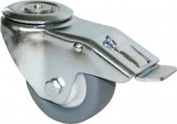 Lenkrolle - Rückenloch - Thermoplastrad - Rad-Ø 80 Bis 200 Mm - Bauhöhe 100 Bis 235 Mm - Tragkraft 120 Bis 350 Kg 3 Lenkrolle - Rückenloch - Thermoplastrad - Rad-Ø 80 Bis 200 Mm - Bauhöhe 100 Bis 235 Mm - Tragkraft 120 Bis 350 Kg