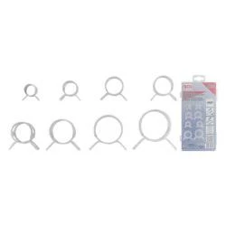 Federband-Schlauchschellen-Sortiment - Ø 6,5 Bis 18 Mm - 80-teilig 3 Federband-Schlauchschellen-Sortiment - Ø 6,5 Bis 18 Mm - 80-teilig