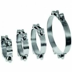 Gelenkbolzenschelle GEMI GBS 2-teilig - Spannbereich-Ø 80 Bis 465 Mm - Stahl Verzinkt - Breite 30 Mm