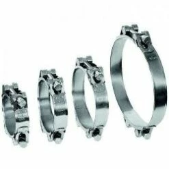 Gelenkbolzenschelle GEMI GBS 2-teilig - Spannbereich-Ø 80 Bis 305 Mm - Edelstahl 1.4401 - Breite 25 Mm