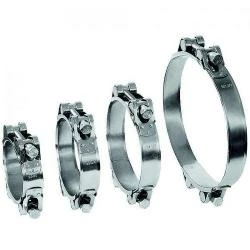 Gelenkbolzenschelle GEMI GBS 2-teilig - Spannbereich-Ø 80 Bis 305 Mm - Edelstahl 1.4401 - Breite 25 Mm 3 Gelenkbolzenschelle GEMI GBS 2-teilig - Spannbereich-Ø 80 Bis 305 Mm - Edelstahl 1.4401 - Breite 25 Mm