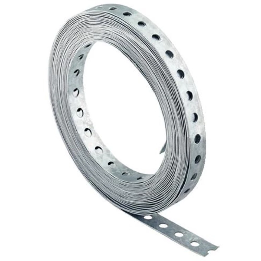 Lochband LBV - Stahl Verzinkt - Länge 10 M - Breite 12 Bis 27 Mm - Stärke 0,75 Bis 2,6 Mm - Preis Per VE 3 Lochband LBV - Stahl Verzinkt - Länge 10 M - Breite 12 Bis 27 Mm - Stärke 0,75 Bis 2,6 Mm - Preis Per VE