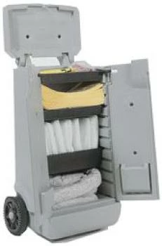 Notfall-Set Im Transportwagen - Versch. Ausführungen - Auffangvolumen Bis Zu 45 Liter