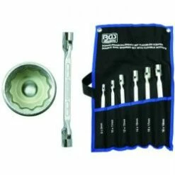 Doppel-Ringschlüsselsatz - Mit Flexiblen Köpfen - 8-teilig