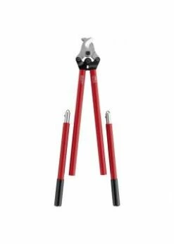 Kabelschere - Länge 590 Mm - Rot Lackiert - Kunststoffüberzug