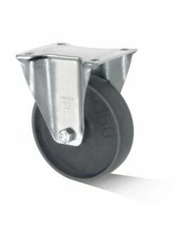 Edelstahl-Bockrolle - Polyamidrad EL - Rad-Ø 80 Bis 200 Mm - Bauhöhe 108 Bis 245 Mm - Tragkraft 130 Bis 270 Kg