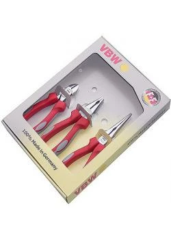 Zangensatz MK-Griffe -Länge 160 Bis 200 Mm - 3-teilig - Verchromt 3 Zangensatz MK-Griffe -Länge 160 Bis 200 Mm - 3-teilig - Verchromt