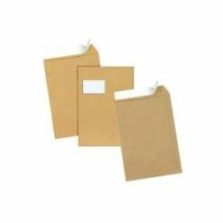 Versandtaschen - C4 - Braun - 250 Stück - Mit|ohne Fenster