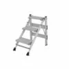 Stabilo Klapptreppe Mit Haltbügel - Profilierte 230x370 Stufen - Rutschhemmende Fußstopfen - 3 Oder 4 Stufen -Heimwerkzeuge Verkauf 90652147438999 13265837638861 g