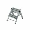 Klapptreppe - Aluminium - Arbeitshöhe 2,45 Und 2,65 M - Plattformhöhe 0,45 Und 0,65 M - 2 Und 3 Stufen -Heimwerkzeuge Verkauf 90652147445295 104712352014153 g