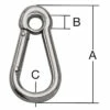 Feuerwehr- Karabinerhaken - Mit Auge - Verzinkt - VE 10 Stück - Preis Per VE 2 Feuerwehr- Karabinerhaken - Mit Auge - Verzinkt - VE 10 Stück - Preis Per VE -Heimwerkzeuge Verkauf 9067xx664400