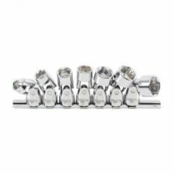 Gelenk-Steckschlüssel-Satz - Sechskant - Antrieb Innenvierkant 10 Mm (3/8") - SW 3/8" Bis 3/4" - 7-teilig