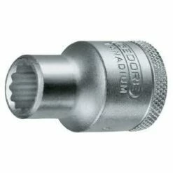 Steckschlüsseleinsatz - Antrieb 1/2″ - Doppelsechskant - SW 3/8 WW - 39,5 Mm Länge