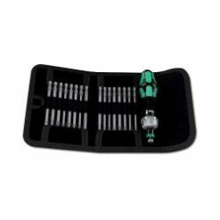 Bit-Sortiment Kraftform Kompakt - Mit Ratsche - 17-teilig - Wera