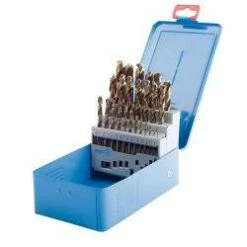 Spiralbohrer-Satz D338N - Profilgeschliffen - Bohrer-Ø H8 1 Bis 13,0 Mm - Steigend 0,5 Mm - HSSCo - VE 25 Stück - Preis Per VE