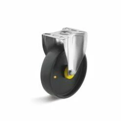 Edelstahl-Bockrolle - Polyamidrad EL - Kugellager - Rad-Ø 150 Mm - Bauhöhe 195 Mm - Tragkraft 270 Kg