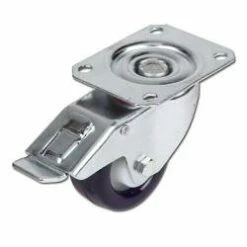 Apparate-Lenkrolle Mit Doppelstopp - Rad-Ø 80 Bis 200 Mm - Bauhöhe 100 Bis 235 Mm - Tragkraft 150 Bis 400 Kg