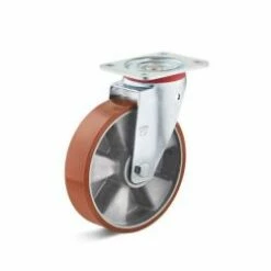 Lenkrolle - Polyurethanrad - Rad-Ø 80 Bis 250 Mm - Bauhöhe 109 Bis 297 Mm - Tragkraft 180 Bis 700 Kg