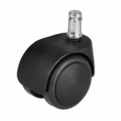 Möbel-Doppelrolle - Stuhlrolle - Befestigungsstift - Rad-Ø 50 Mm - Bauhöhe 68 Mm - Tragkraft 50 Kg