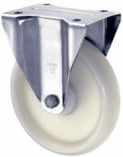 Edelstahl-Bockrolle - Polypropylenrad - Rad-Ø 80 Bis 200 Mm - Bauhöhe 108 Bis 240 Mm - Tragkraft 130 Bis 270 Kg