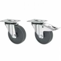 Lenkrolle - Polyamidrad - Elektr. Leitfähig - Rad-Ø 80 Bis 200 Mm - Bauhöhe 100 Bis 235 Mm - Tragkraft 150 Bis 350 Kg