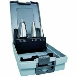 Blechschälbohrer Set - ALFRA HSS DM 05 - Je 1x Größe 1/Größe 2/Größe 3