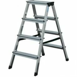 Stufen-Doppelleiter "Dopplo" - Krause - 0,45 M Bis 1,50 M Standhöhe