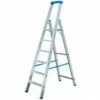 Stufen-Stehleiter "Stabilo" - Krause - 0,70 M Bis 2,80 M Standhöhe 2 Stufen-Stehleiter "Stabilo" - Krause - 0,70 M Bis 2,80 M Standhöhe -Heimwerkzeuge Verkauf 999905 1364626685 g