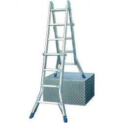 Gelenk-Teleskopleiter "Stabilo" - Krause - Bis 2,55 M 3 Gelenk-Teleskopleiter "Stabilo" - Krause - Bis 2,55 M