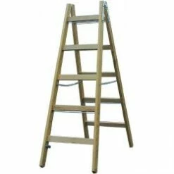 Sprossen-Doppelleiter - Krause - Holz - Bis 3,20 M Leiterhöhe